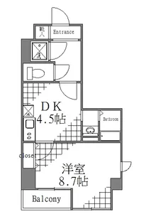 東京都江東区東陽5【マンション】の間取り