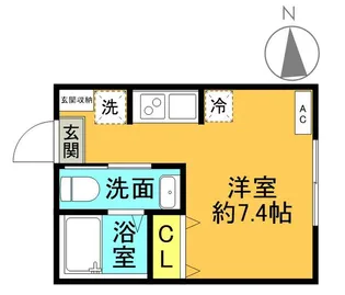 Venus Residence三ッ沢上町【2階】の間取り