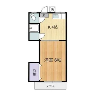 ミラクルハイム【1階】の間取り