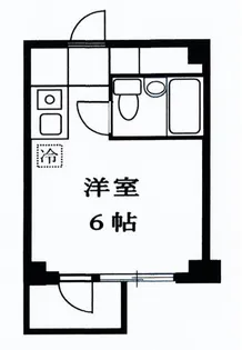 東村山ペガサスビル B館【2階】の間取り