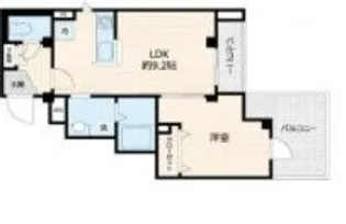 14 ONE FOUR MINAMI IKEBUKURO【3階】の間取り