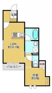 モンテリブロ横山駅前RIGHT【1階】の間取り