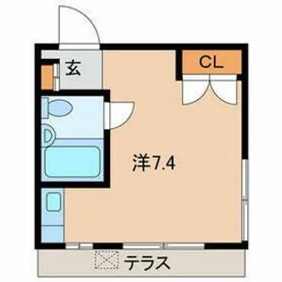 ホワイトKY【1階】の間取り