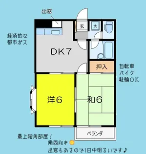 コンフォルト23【3階】の間取り