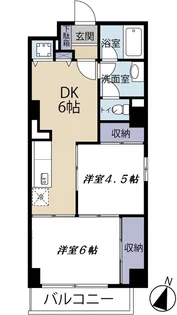 シンメトリー板橋【2階】の間取り
