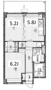 神奈川県横浜市瀬谷区瀬谷3【マンション】の間取り