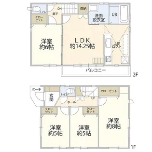 千葉県流山市南流山7【一戸建】の間取り