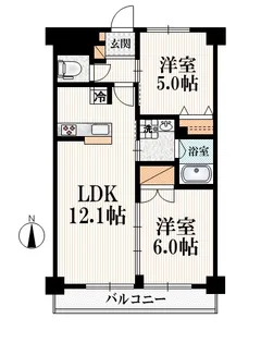 東京都練馬区中村3【マンション】の間取り