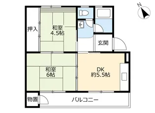 UR知立【5階】の間取り