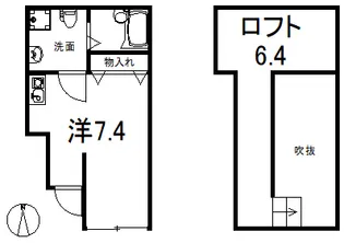 セルティ大森山王A号棟【1階】の間取り