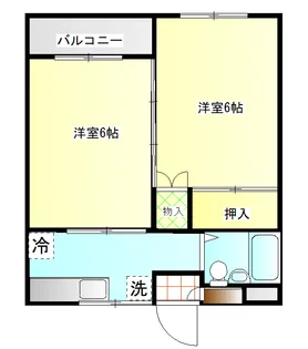 メディカルシティ【4階】の間取り