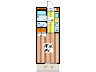 メゾン光A.【2階】の間取り