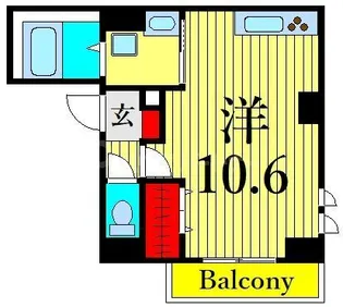 Avanti浅草【2階】の間取り