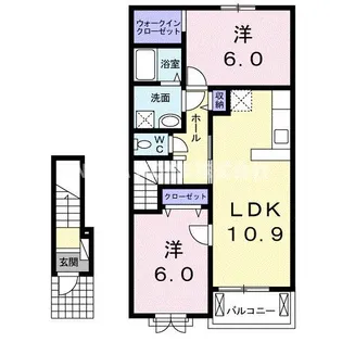 グレイスフルライフ【2階】の間取り