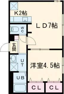 cocoLu(ココル)【2階】の間取り