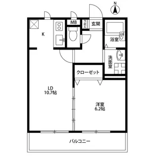 アムール準【2階】の間取り