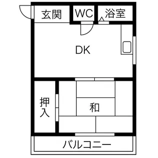 オーティーハイツ東住吉【4階】の間取り