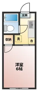 コーポリリー【2階】の間取り