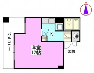 チサンマンション中山下【6階】の間取り
