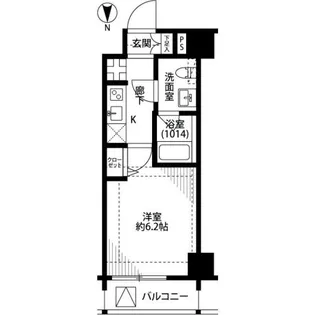 プレール・ドゥーク早稲田II【6階】の間取り
