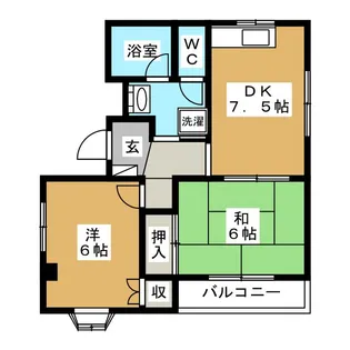 コーポベル【2階】の間取り