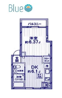 レジデンス藤沢【3階】の間取り