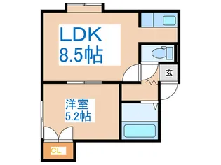 フォレスト豊平公園【3階】の間取り