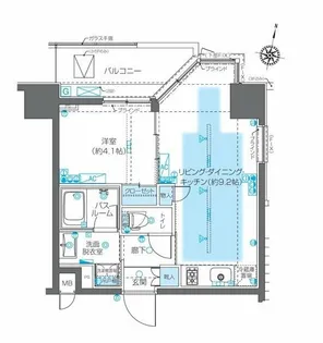 ZOOM神宮前【6階】の間取り