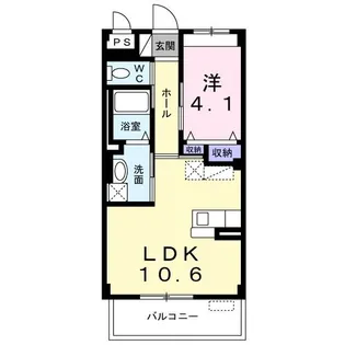 ウエルカム【1階】の間取り