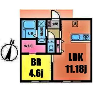 Viola Terrace北寺尾【1階】の間取り