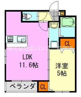 シンシア三番館【4階】の間取り