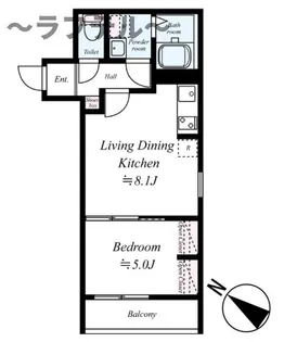 GRADUS武蔵藤沢【2階】の間取り