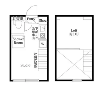 ハーモニーテラス南池袋II【1階】の間取り