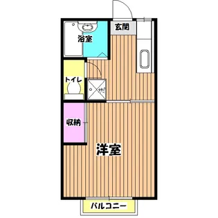第一ジィスクハイツ【1階】の間取り