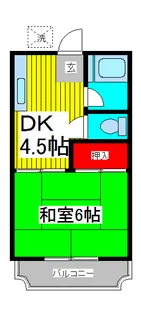 大泉コーポ【2階】の間取り