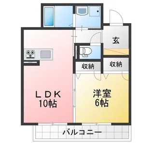ベレオ西高山【3階】の間取り