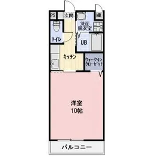ラフィネ西軽井沢B【2階】の間取り