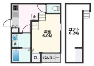 La Luce清和園町【1階】の間取り