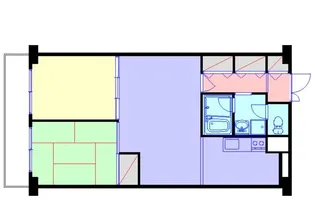 大口ハウス【4階】の間取り