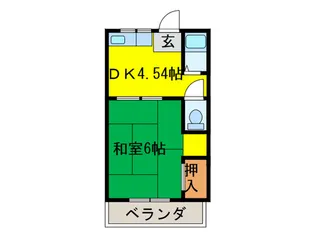 ウリワリマンション【3階】の間取り