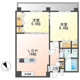 アビリティ医大前【10階】の間取り