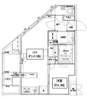 クラッシーコート北大塚【6階】の間取り