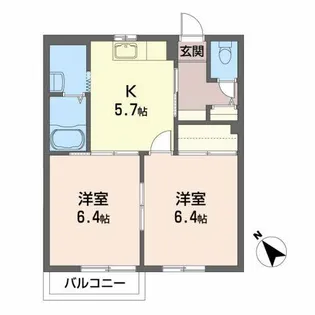 ポラリス【2階】の間取り