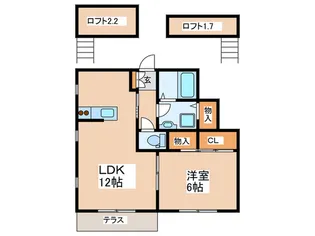 サンモールヒルズ北烏山【1階】の間取り