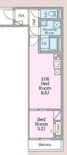 セミカ四街道【2階】の間取り