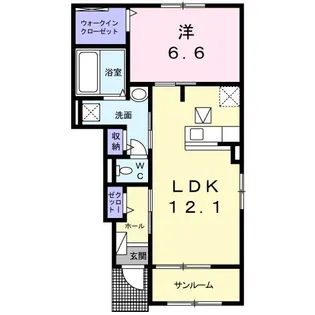 マーレ プレッソ I【1階】の間取り