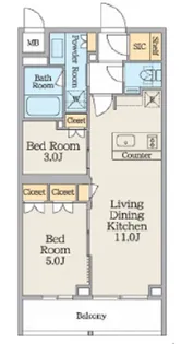 クレストコート池上六丁目【1階】の間取り