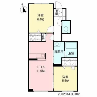 GREEN TERRACE【1階】の間取り