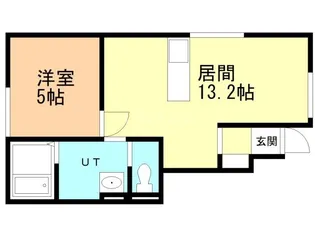 カルモ桜川【1階】の間取り