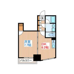 マルタマファイブリッジ【4階】の間取り